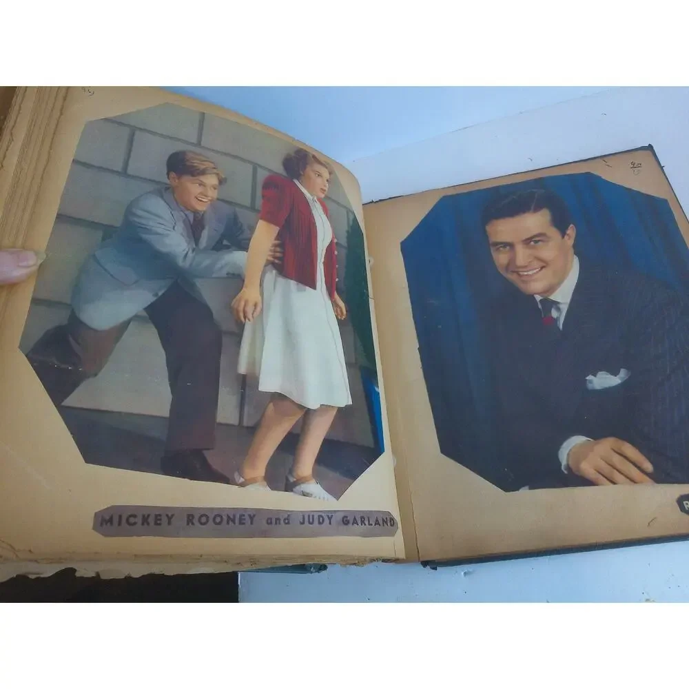 Vintage Screenstars 1930s Golden Age Hollywood Movie Star Scrapbook 110 pages